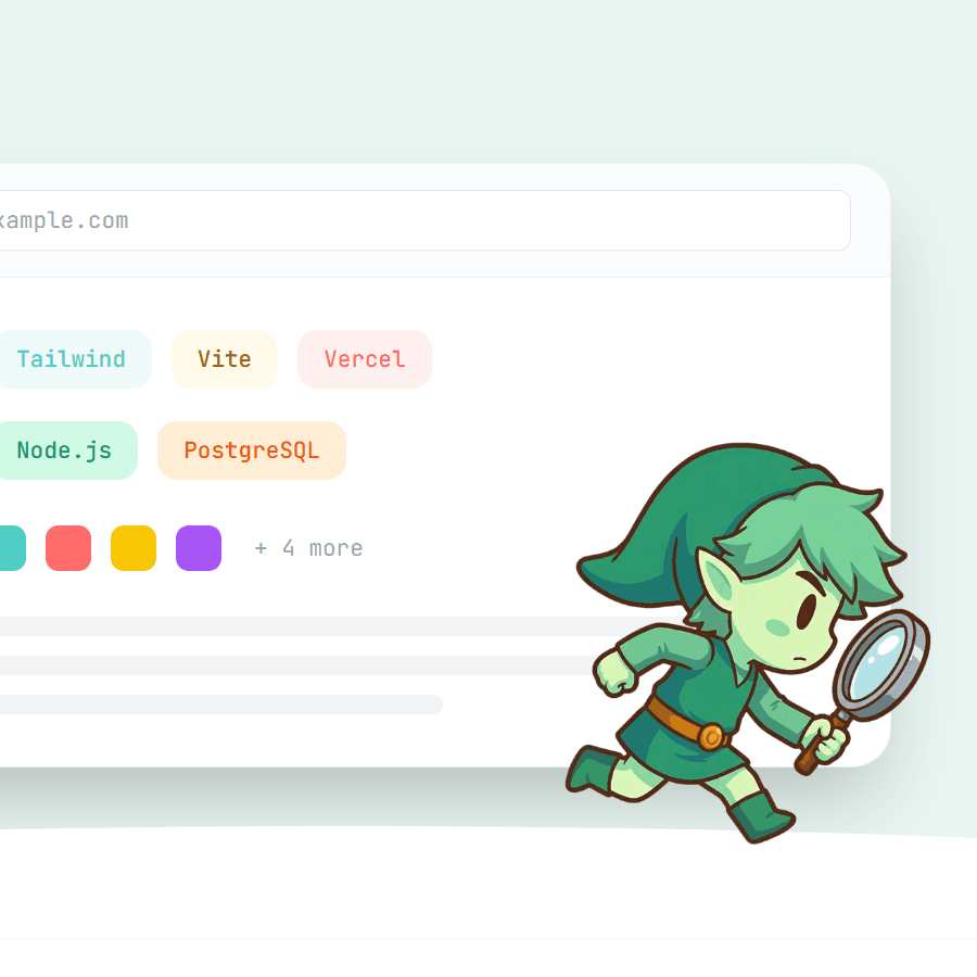 StackScout app dashboard and analysis interface
